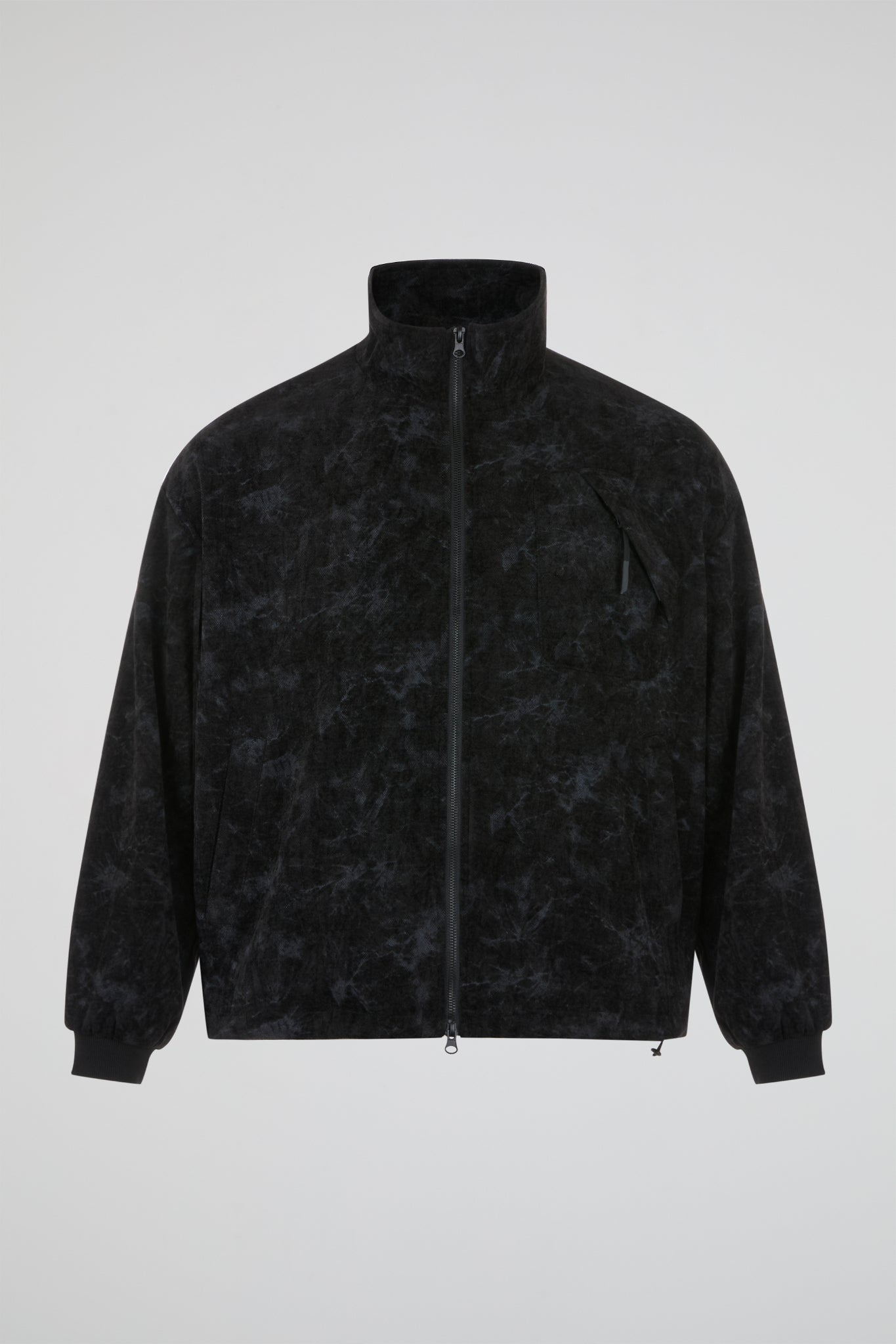 DUMIST Marble-Effect Zip-Up Jacket