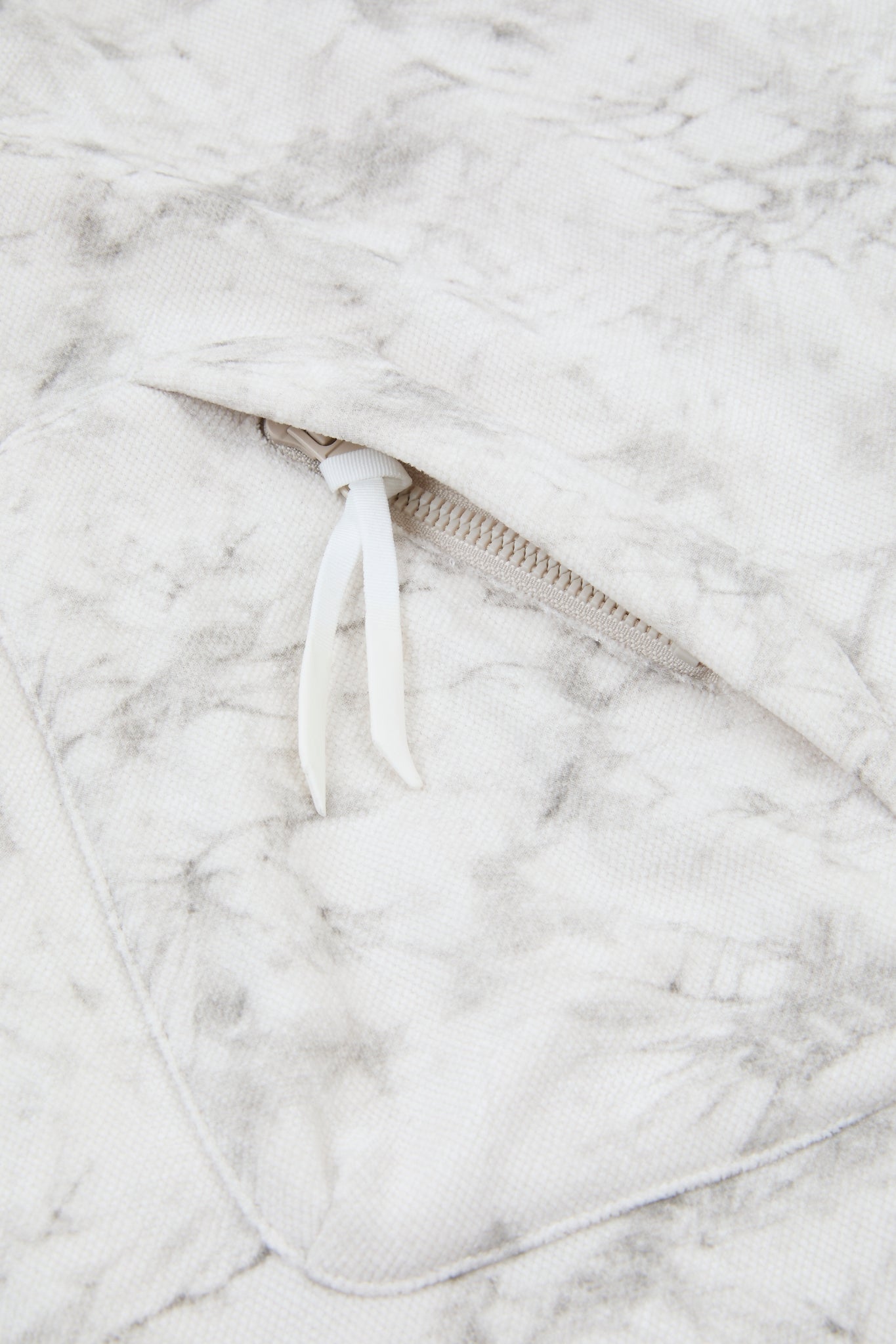 DUMIST Marble-Effect Zip-Up Jacket