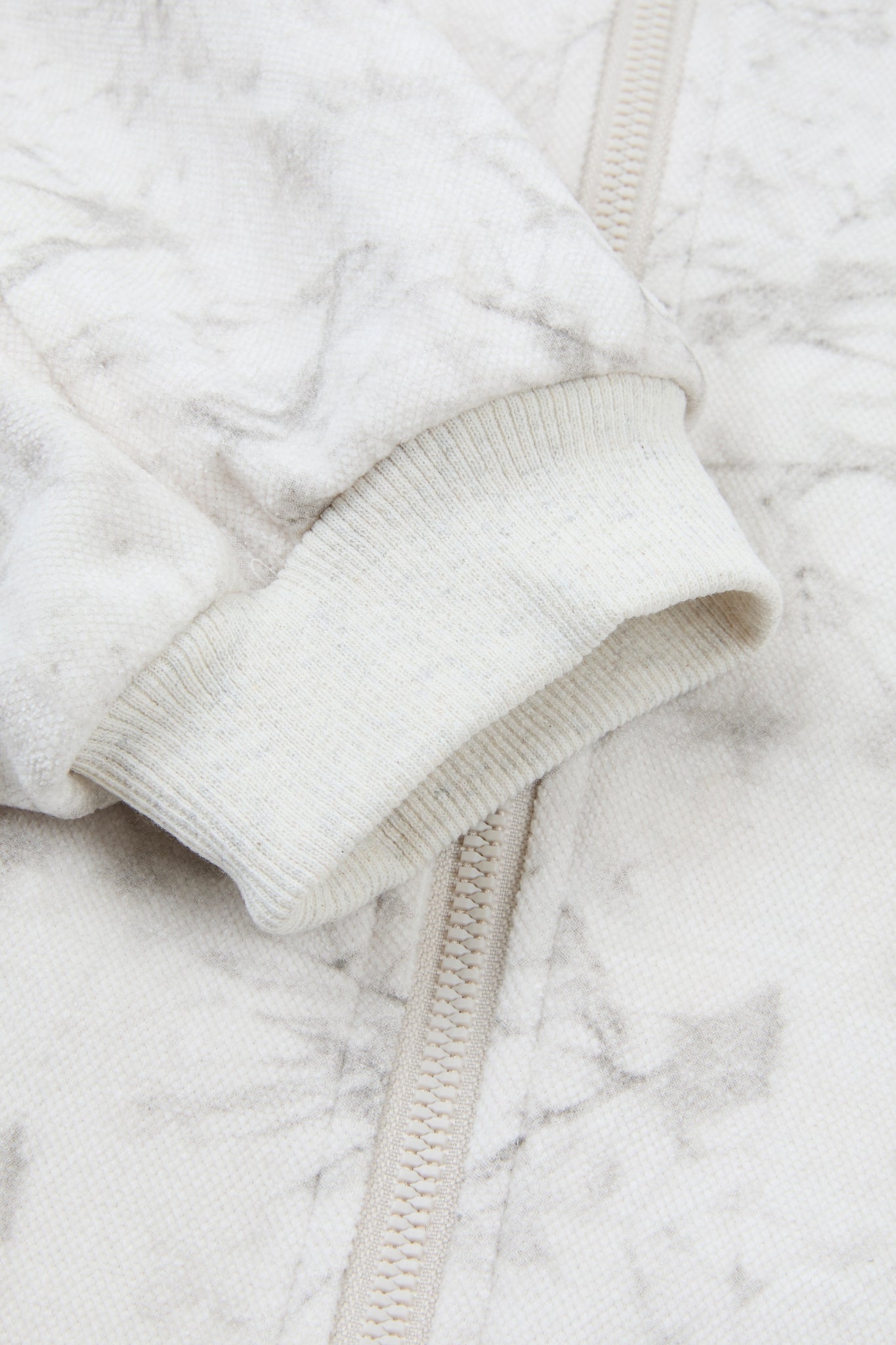 DUMIST Marble-Effect Zip-Up Jacket