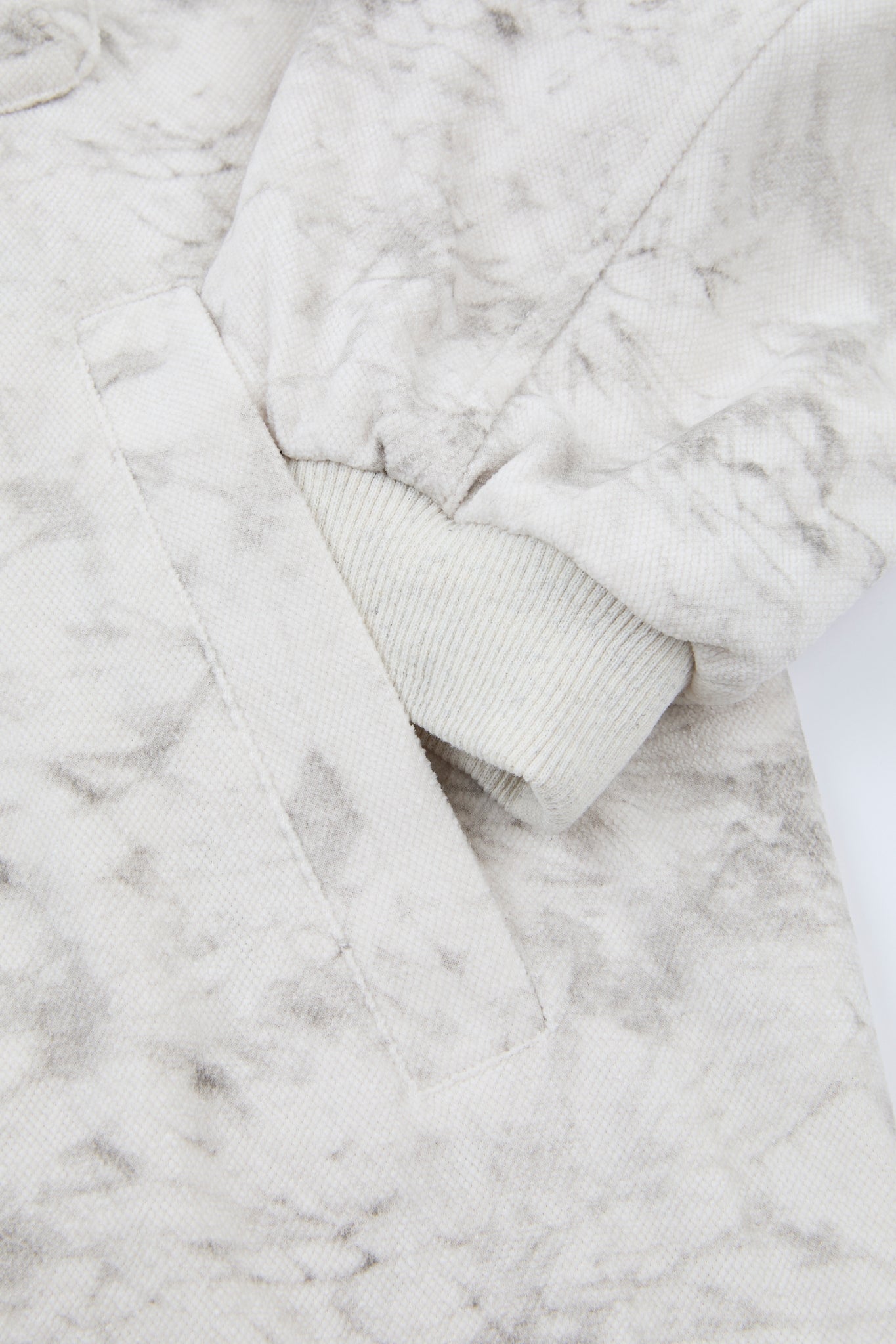 DUMIST Marble-Effect Zip-Up Jacket