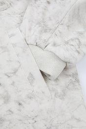 DUMIST Marble-Effect Zip-Up Jacket