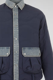 Dumist Denim-Panel Utility Jacket