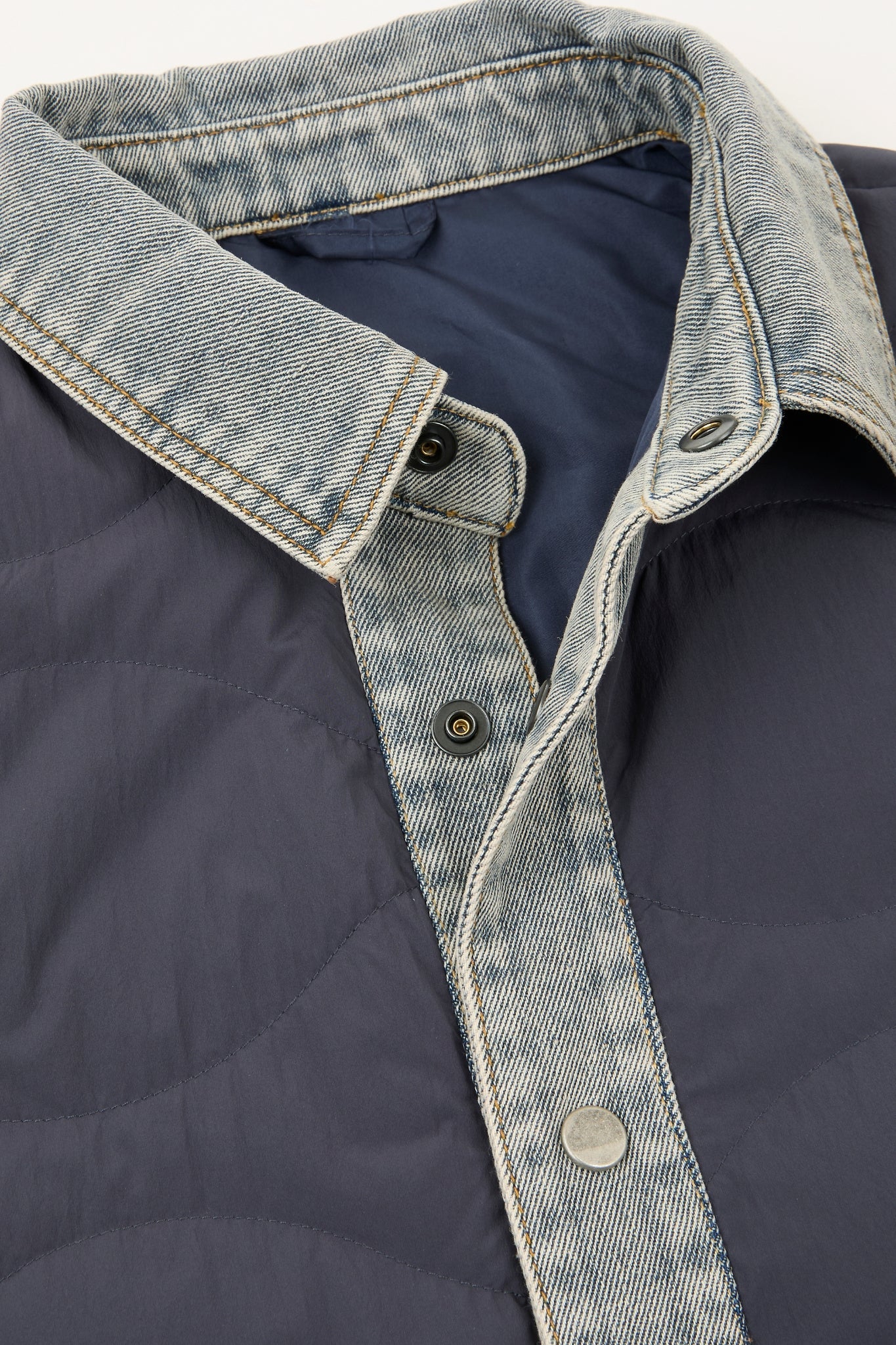 Dumist Denim-Panel Utility Jacket