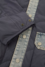 Dumist Denim-Panel Utility Jacket