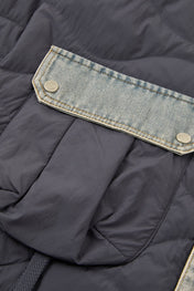 Dumist Denim-Panel Utility Jacket