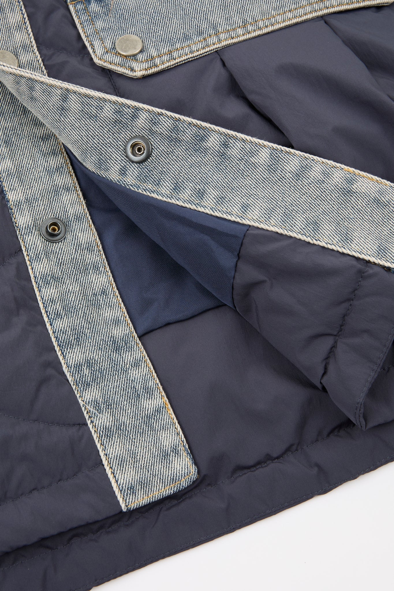 Dumist Denim-Panel Utility Jacket