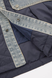Dumist Denim-Panel Utility Jacket