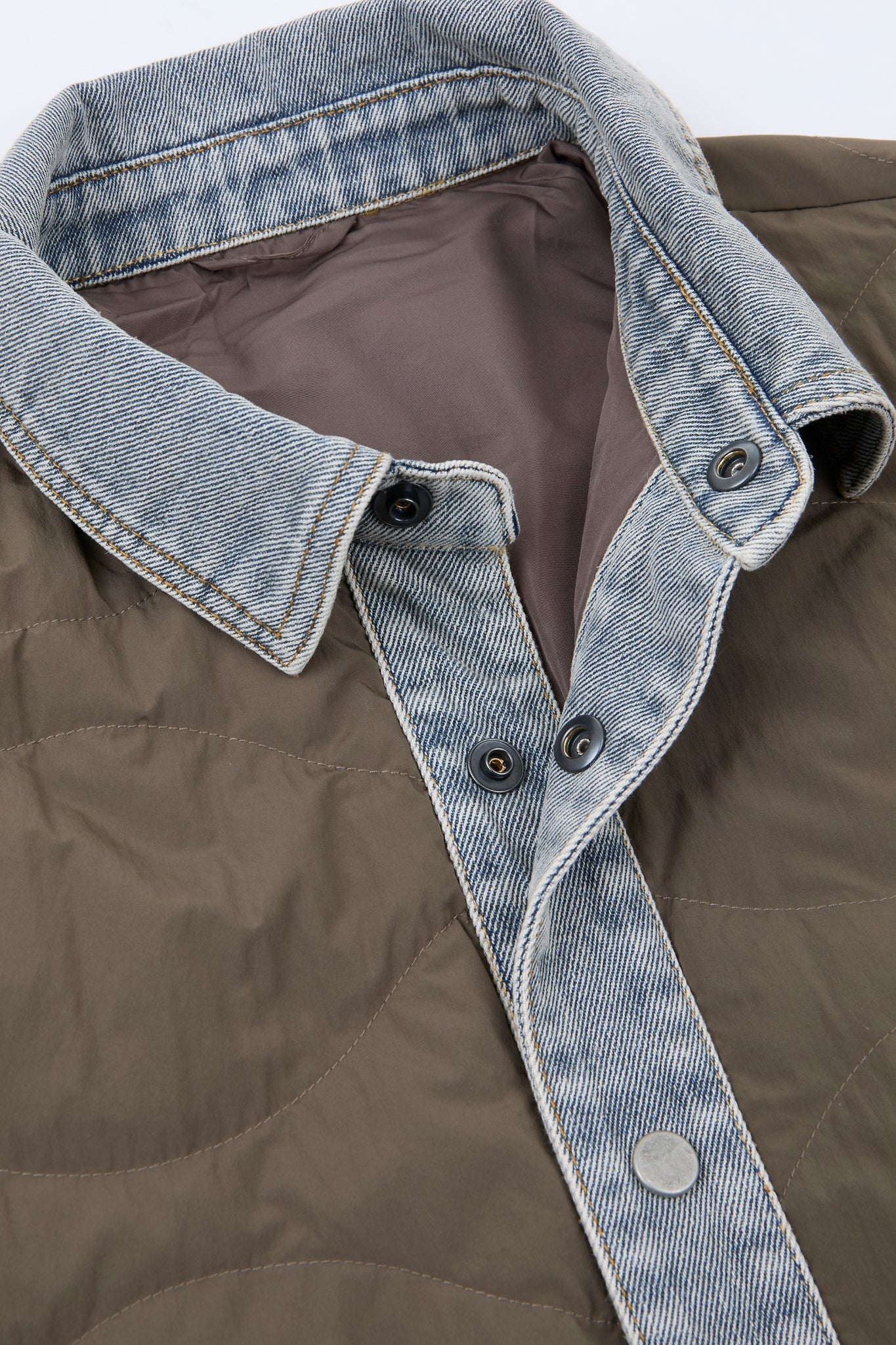 Dumist Denim-Panel Utility Jacket