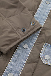 Dumist Denim-Panel Utility Jacket