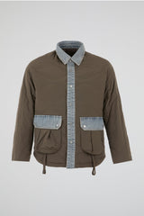 Dumist Denim-Panel Utility Jacket