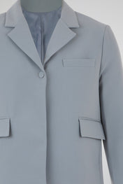 Soft-Structure Cropped Blazer