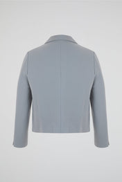Soft-Structure Cropped Blazer