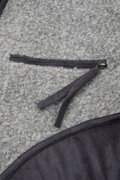 Textured Zip Fleece Jacket