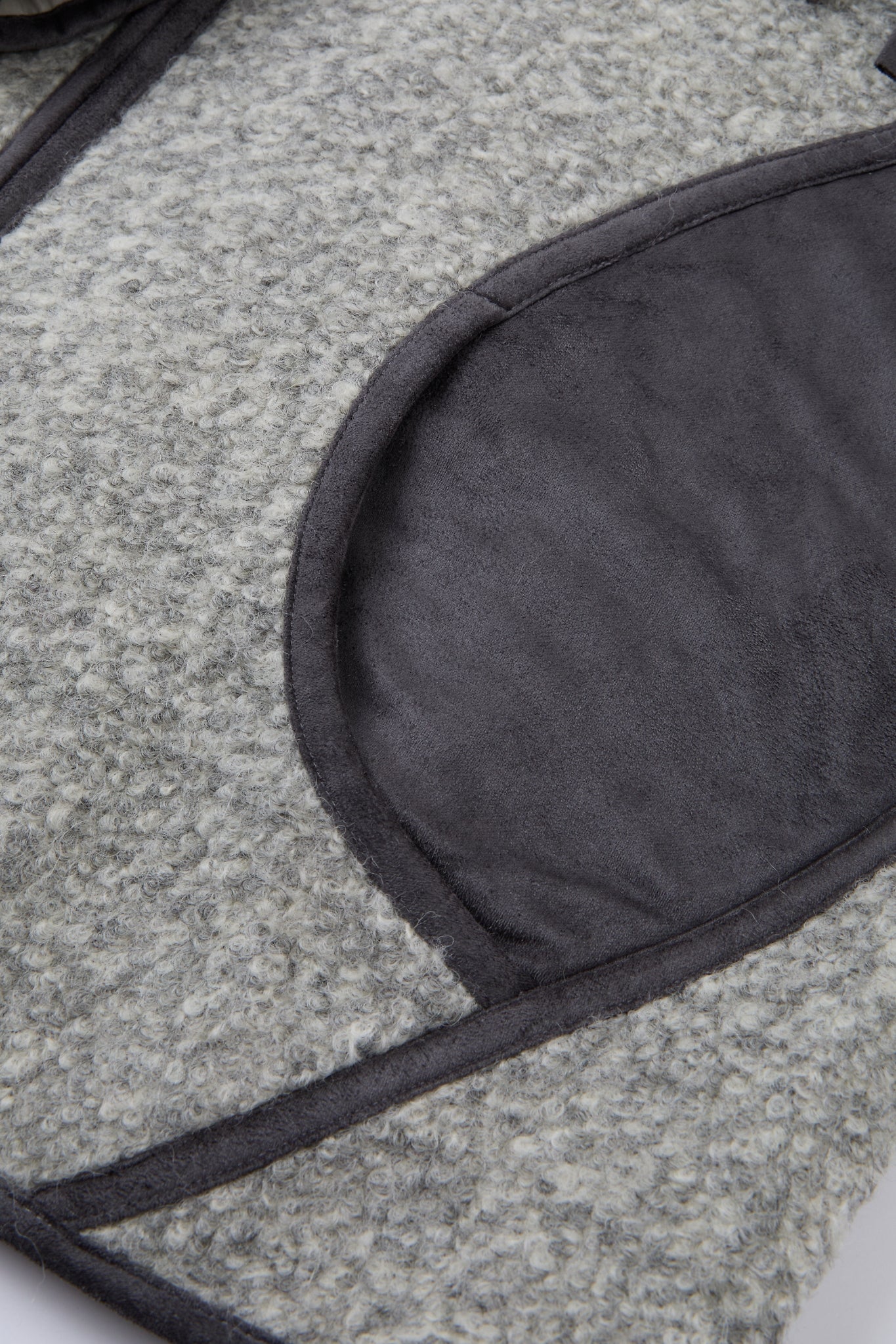 Textured Zip Fleece Jacket
