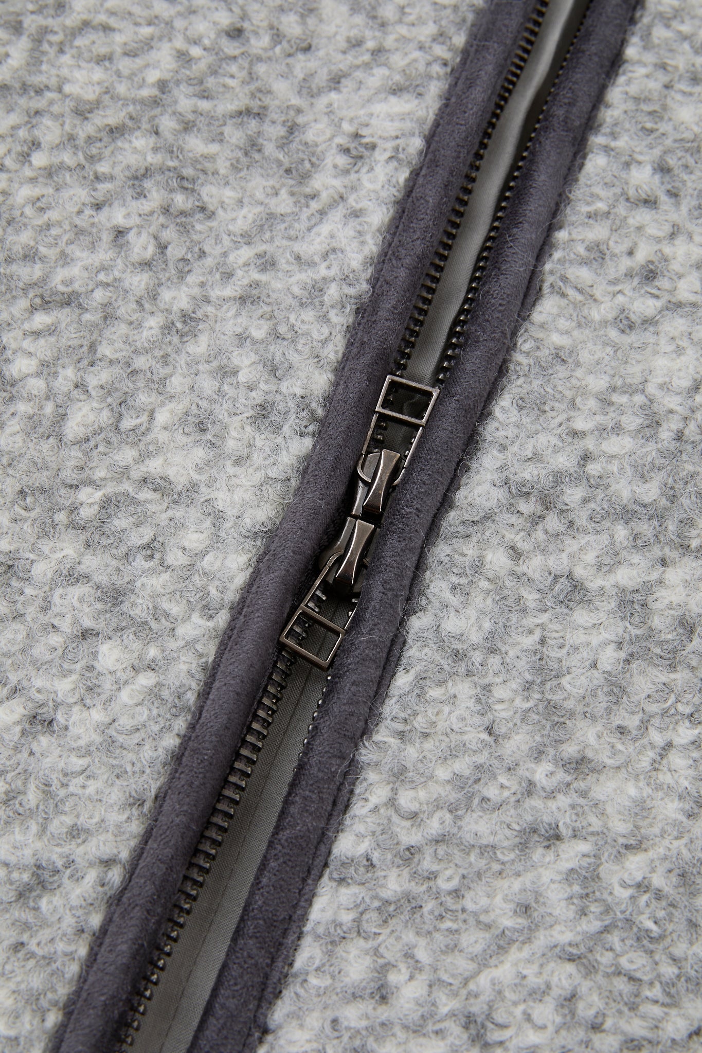 Textured Zip Fleece Jacket