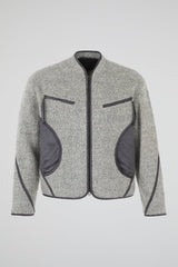 Textured Zip Fleece Jacket