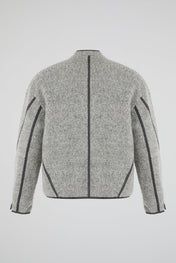Textured Zip Fleece Jacket