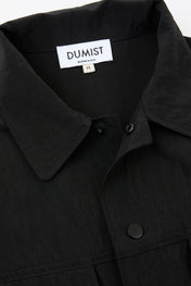 Panelled Snap Jacket Black