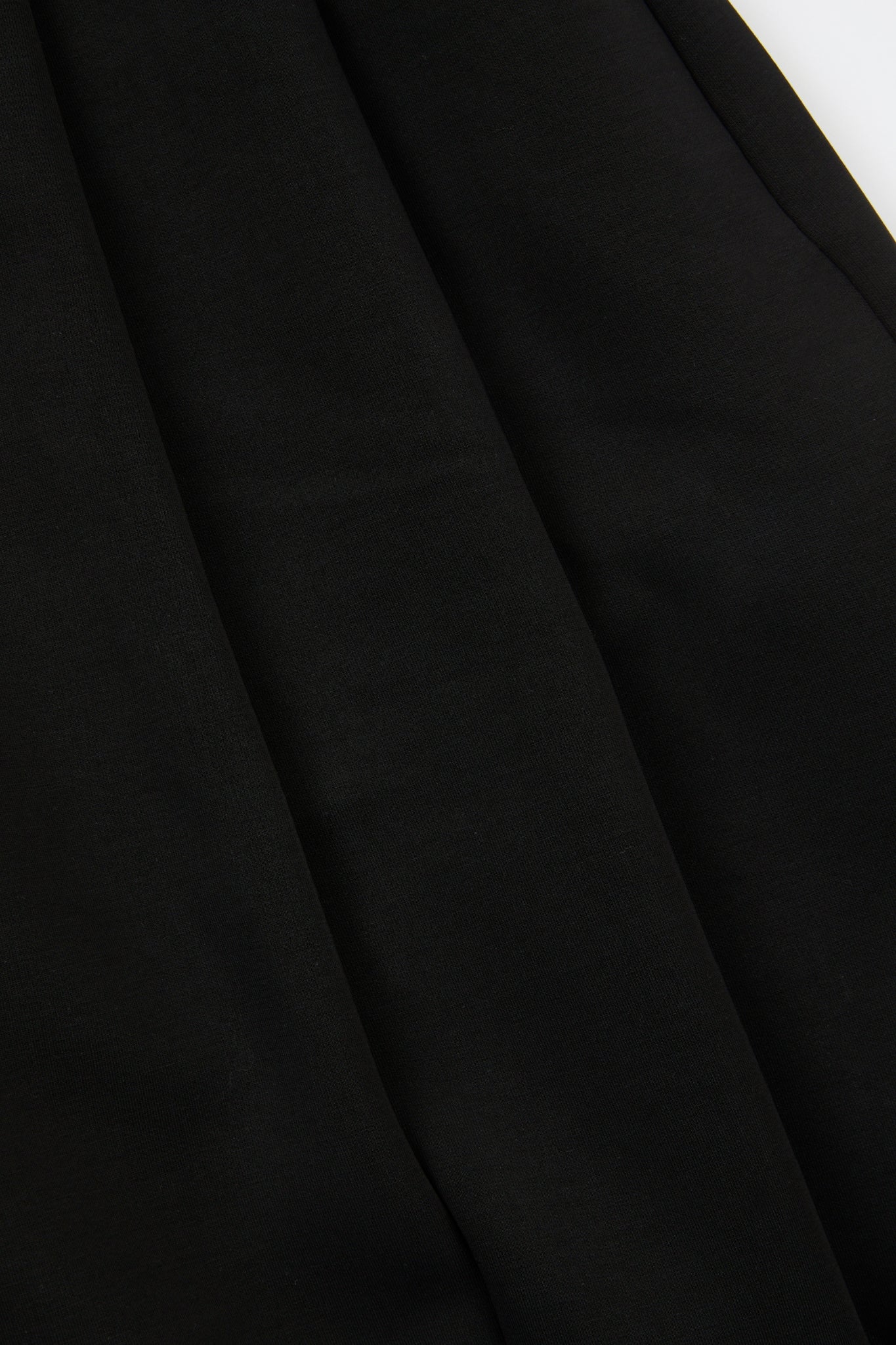 Pleated Drawstring Trousers Black