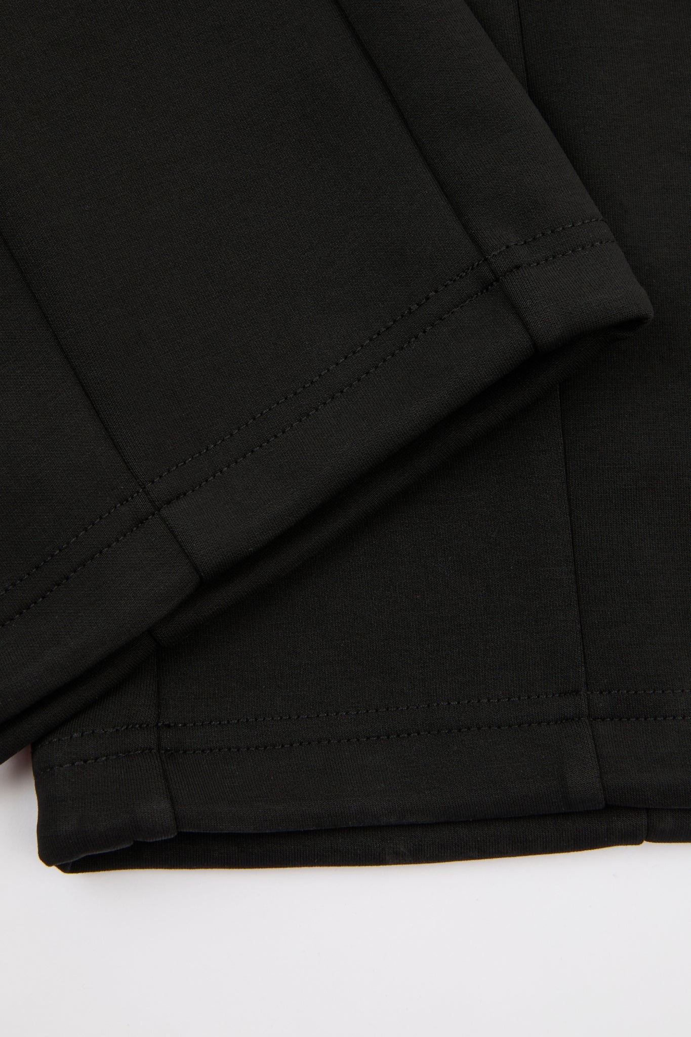 Pleated Drawstring Trousers Black