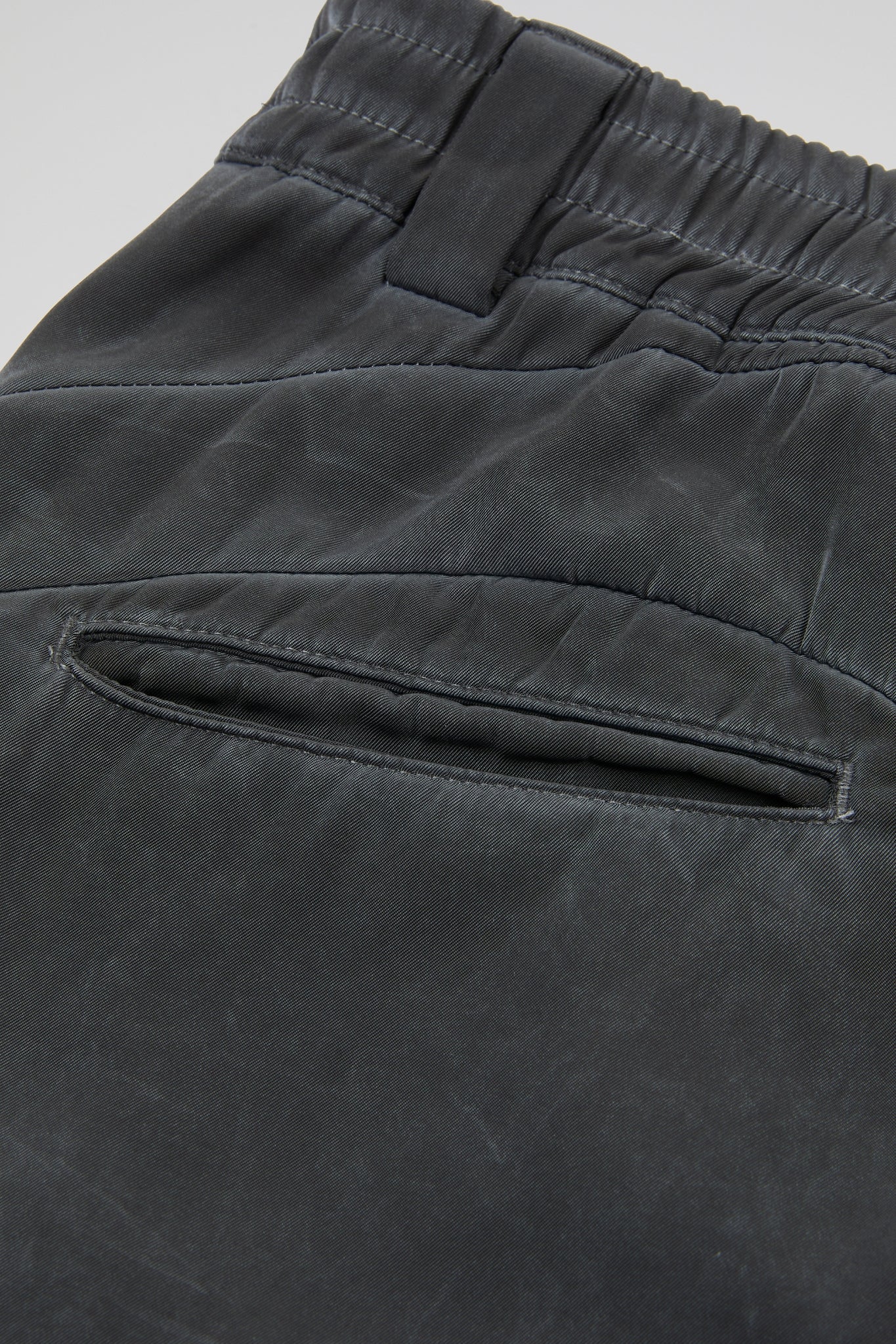Faded Black Architectural Cargo Trousers