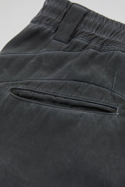 Faded Black Architectural Cargo Trousers
