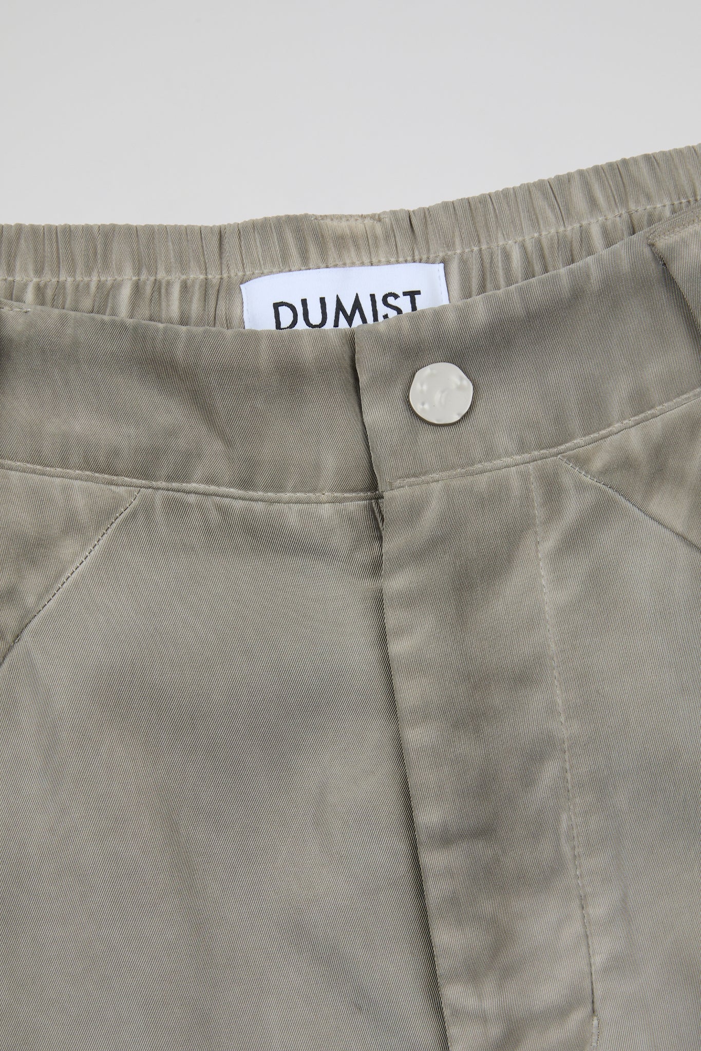 Faded Grey Architectural Cargo Trousers