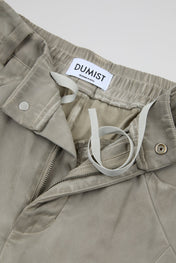 Faded Grey Architectural Cargo Trousers