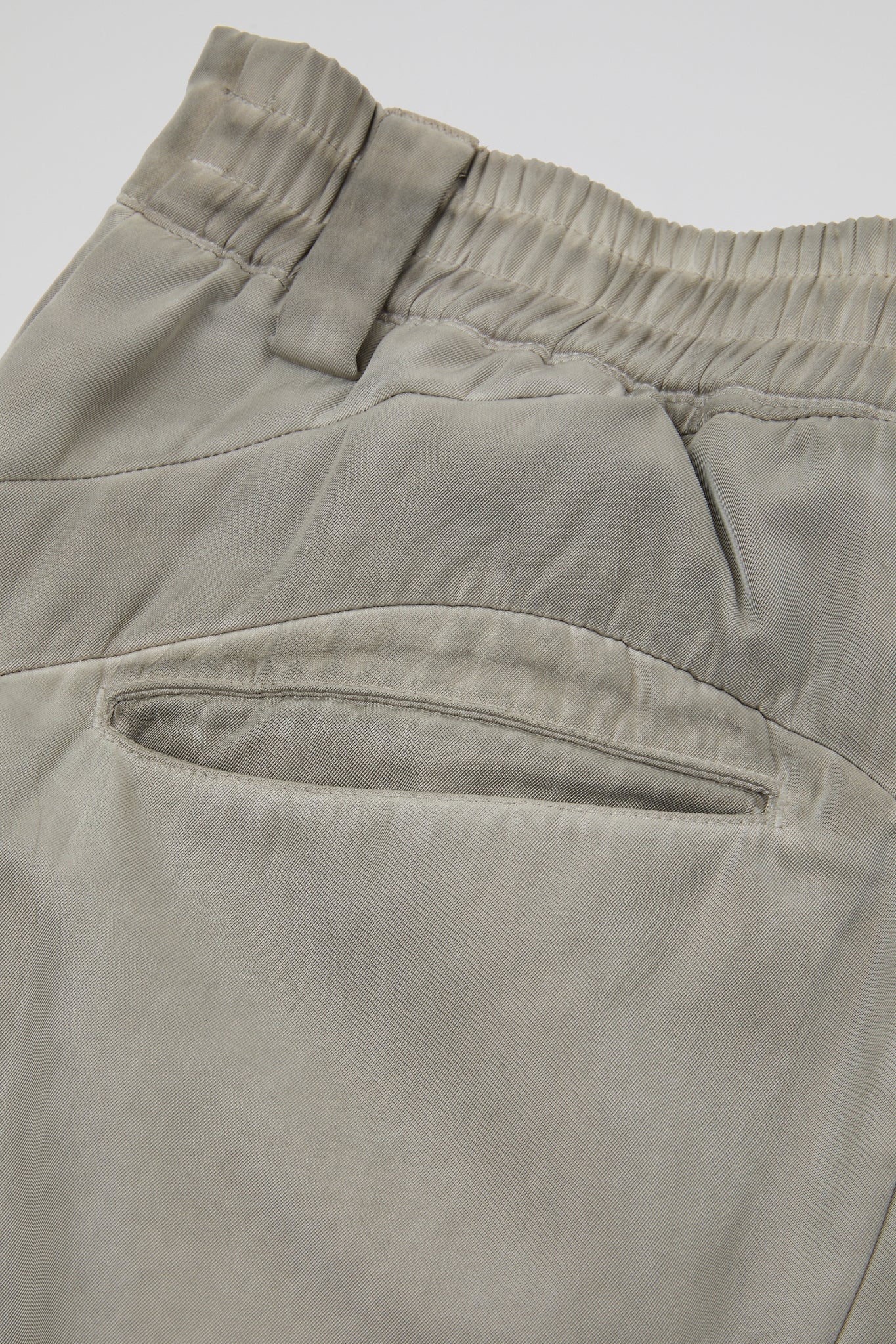 Faded Grey Architectural Cargo Trousers