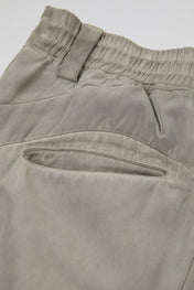 Faded Grey Architectural Cargo Trousers
