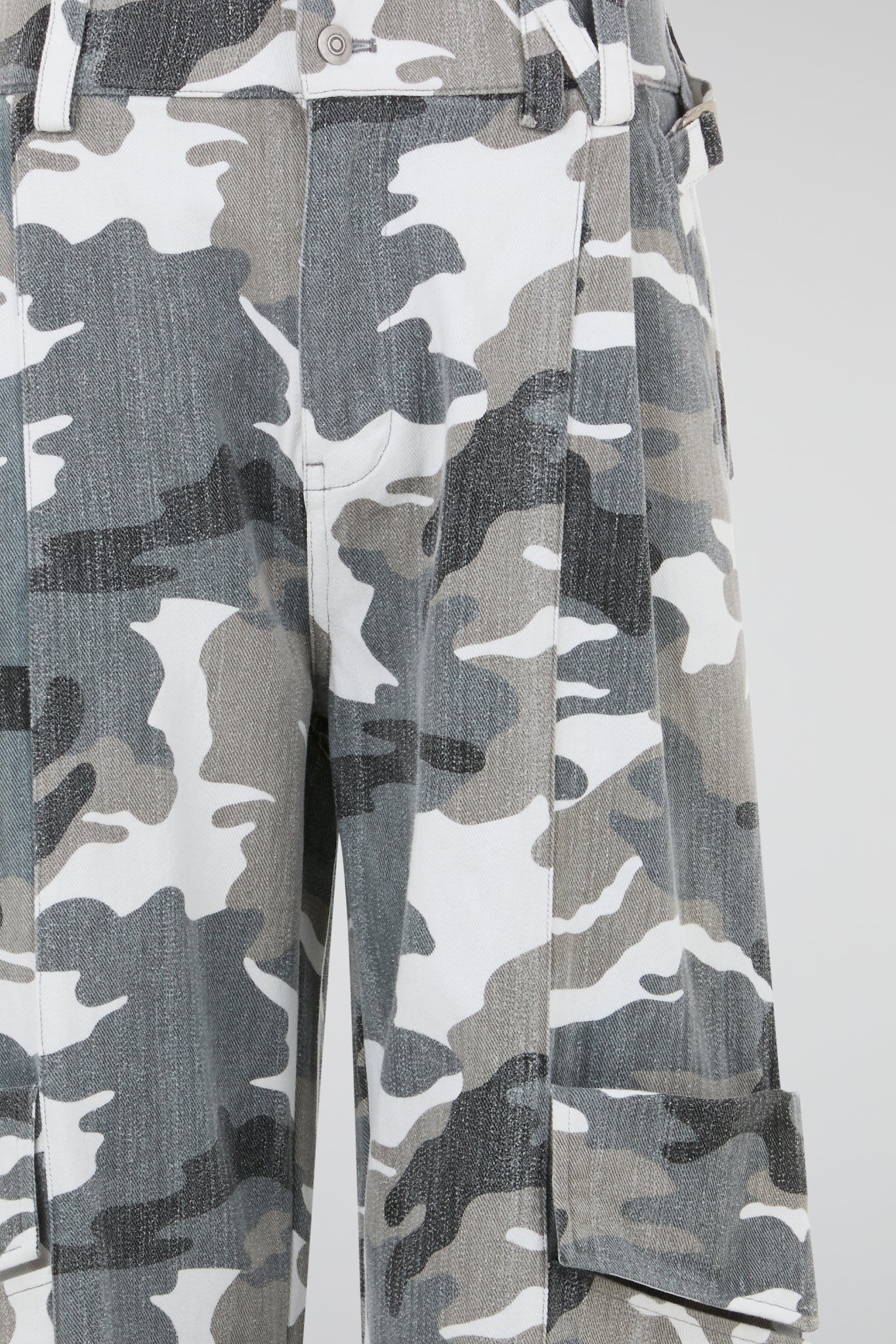 Camo Deconstructed Cargo Pants
