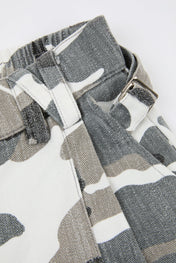 Camo Deconstructed Cargo Pants