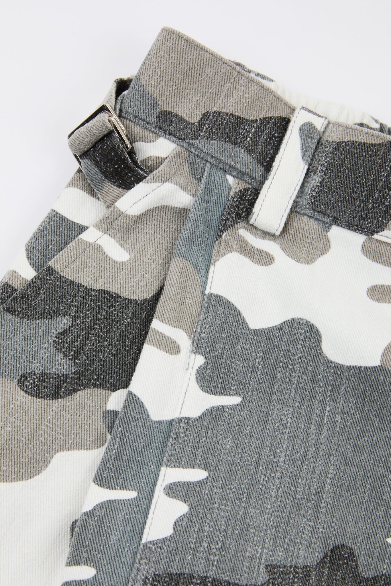 Camo Deconstructed Cargo Pants