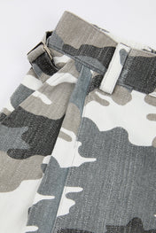 Camo Deconstructed Cargo Pants