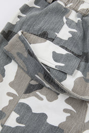 Camo Deconstructed Cargo Pants