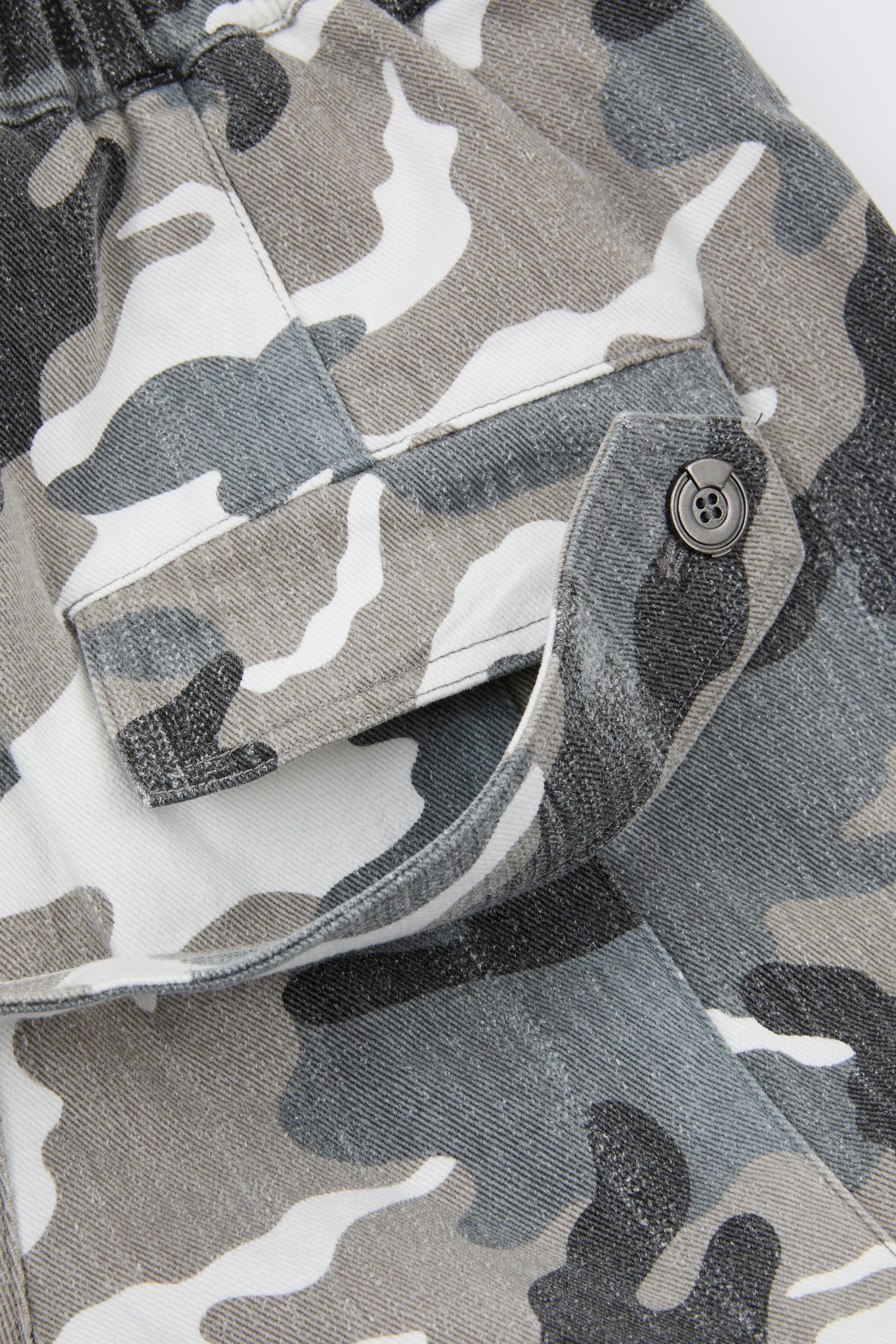 Camo Deconstructed Cargo Pants