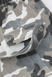 Camo Deconstructed Cargo Pants