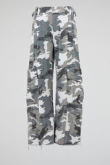 Camo Deconstructed Cargo Pants