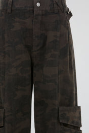 Camo Webbing Cargo Trousers