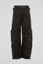 Camo Webbing Cargo Trousers