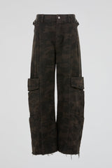 Camo Webbing Cargo Trousers