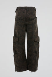 Camo Webbing Cargo Trousers