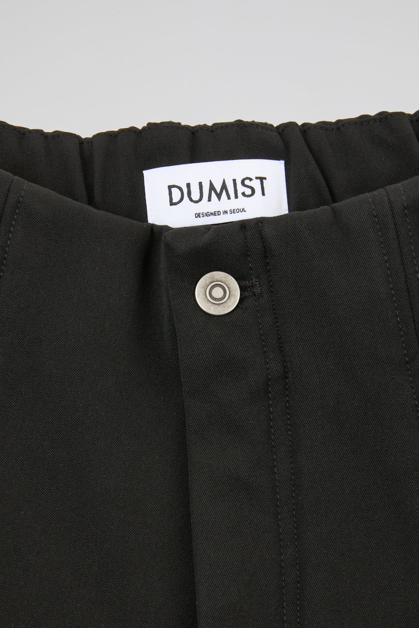 Studded Pleated Trousers Black