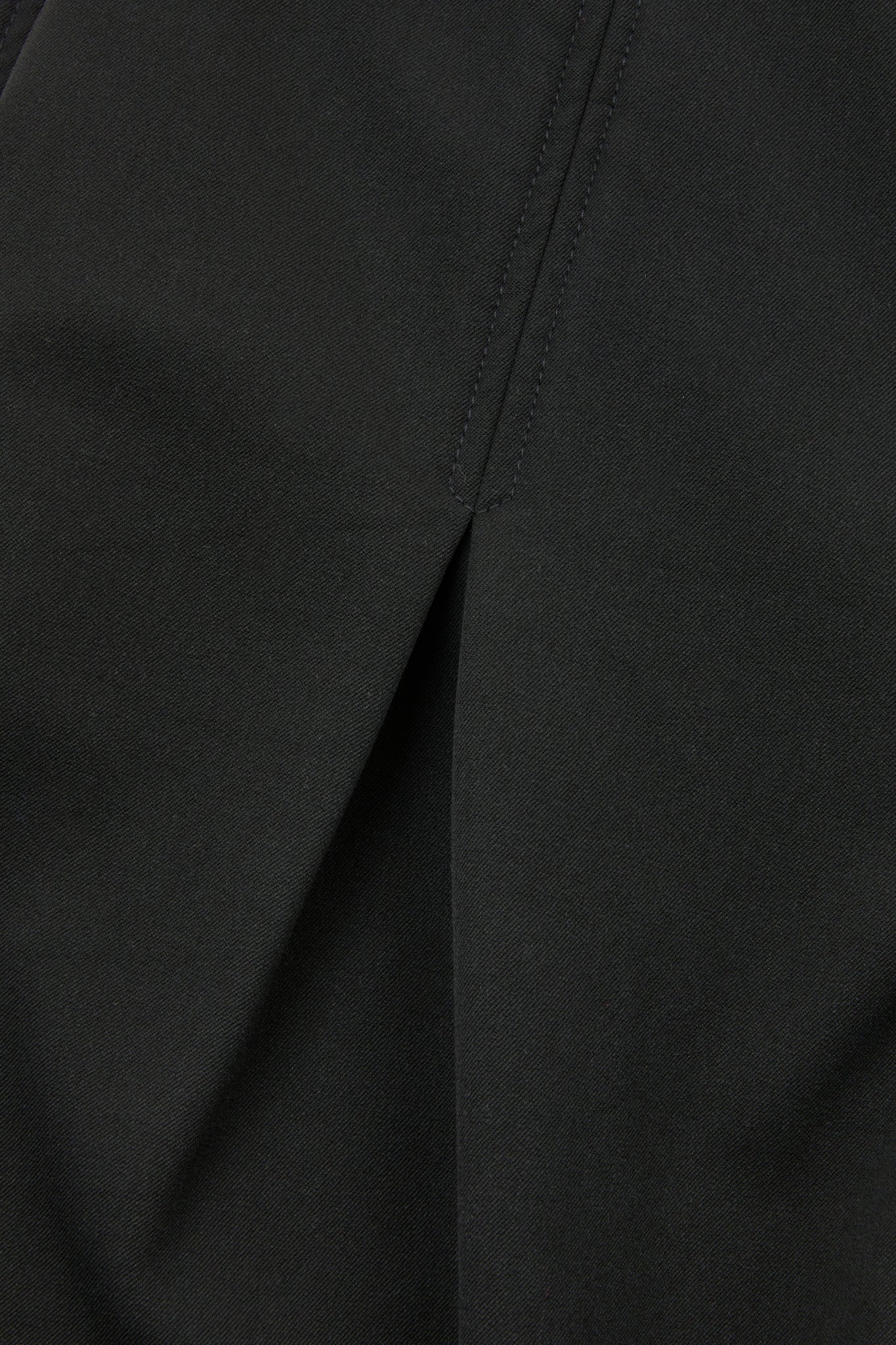 Studded Pleated Trousers Black