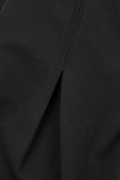 Studded Pleated Trousers Black