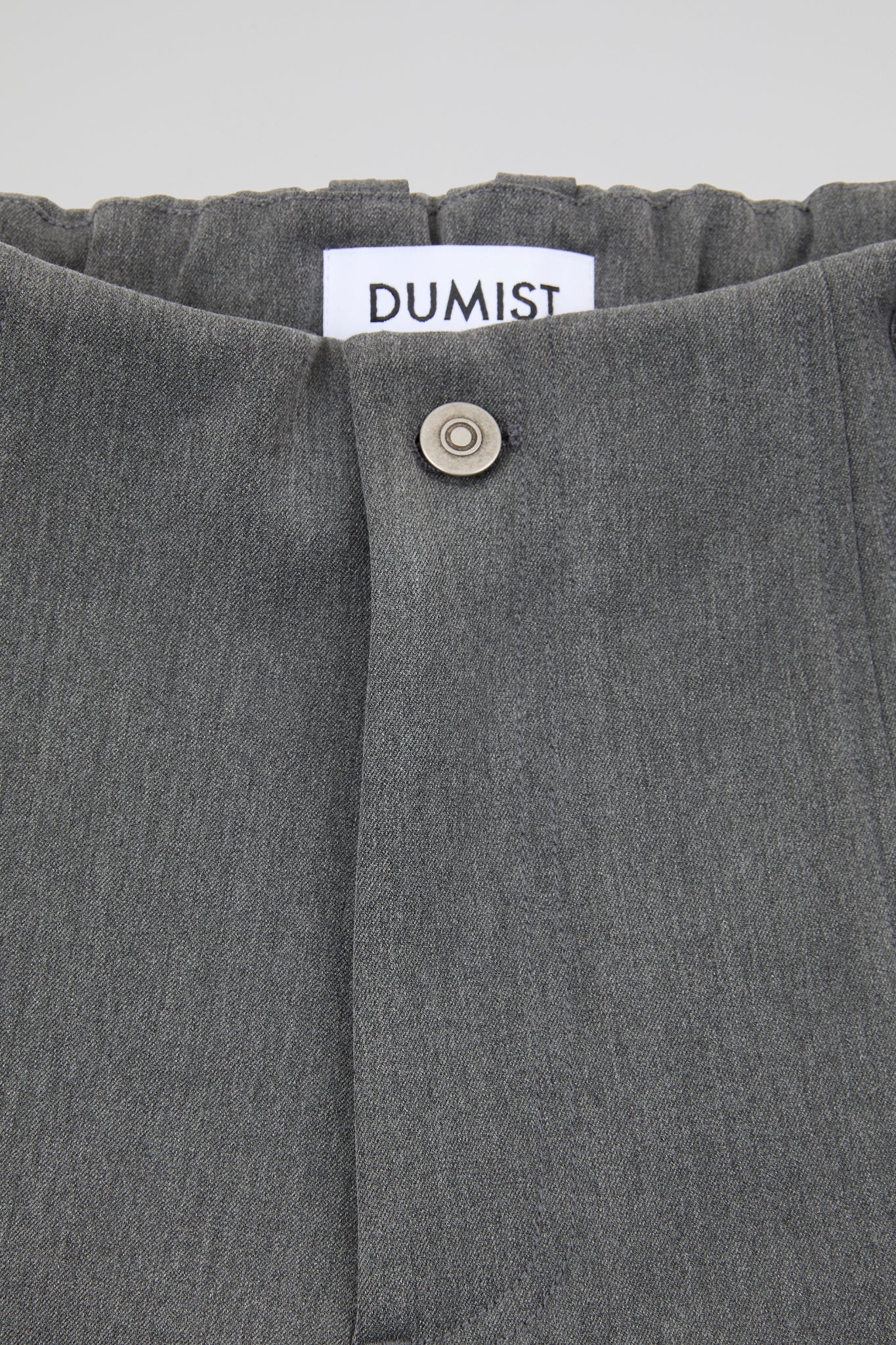 Studded Pleated Trousers Grey