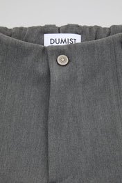 Studded Pleated Trousers Grey