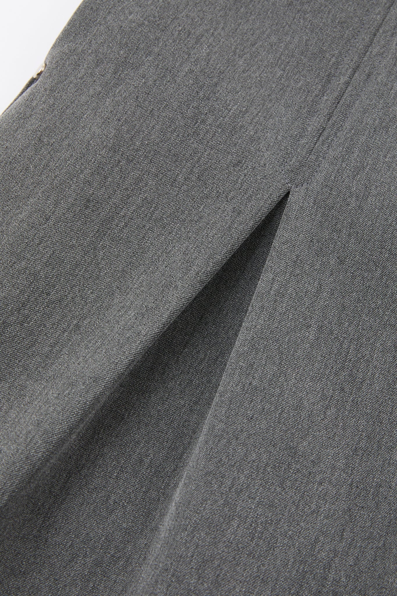 Studded Pleated Trousers Grey