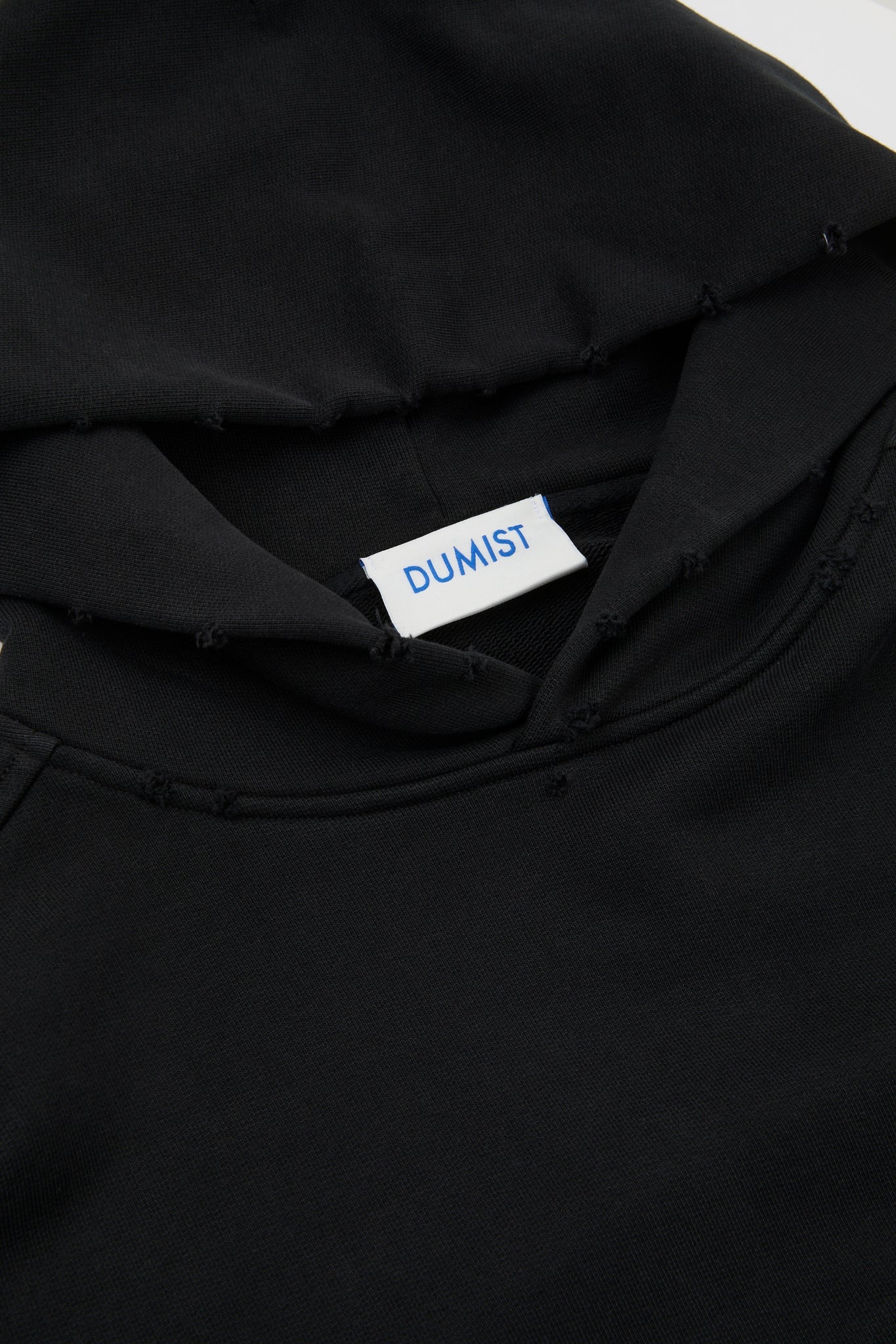 Black Distressed Hoodie
