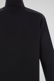 Dumist Quilted Mock Neck Sweatshirt